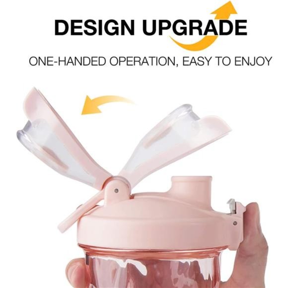 Electric Protein Shaker Bottle - 24 oz Rechargeable Vortex Mixer Cup with Tritan - Picture 4 of 6